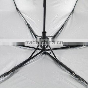High Quality J-hook Customer LOGO 3 Folding Umbrella photo-4
