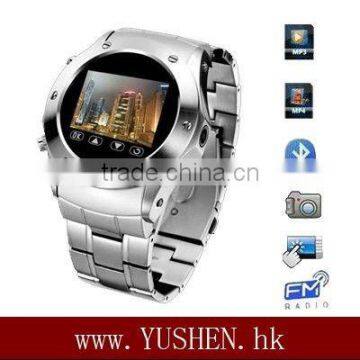 W968 1.5 inch touch screen metal wrist watch cell