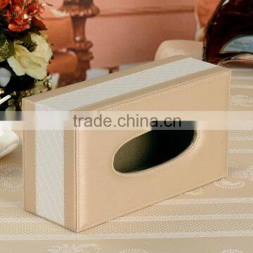 China Jinhua Wholesale Leather Tissue Boxes, Luxury Rectangle Tissue Boxes photo-2