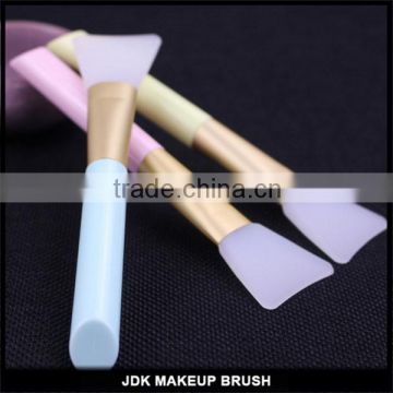 Angled silicone mask applicators brush with wood handle lovely mask applicators