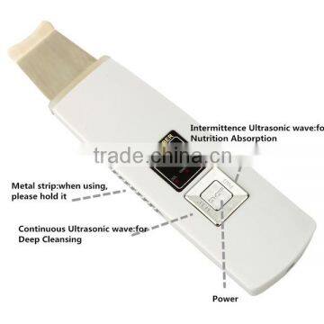 Rechargeable Ultrasonic Skin Scrubber Beauty Machine for Home Use