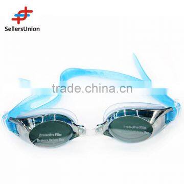 Best quality anti-fog diving goggle swimming glasses with plastic box 10015189