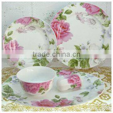 custom printed royal bone china ceramic dinner set