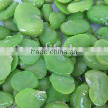 Frozen peeled broad bean