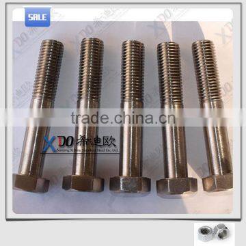 Alloy 601/2.4851 Alloy 625 / 2.4856 . Alloy600 / 2.4816 Din931 Hex Bolt & Nut