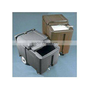 plastic ice cart , rotomolded ice storage cart