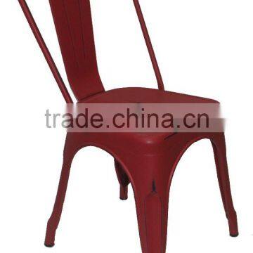 Commercial Furniture Restaurant Vintage Metal Dining Chair photo-5