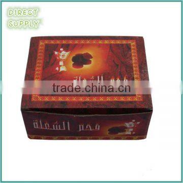 smokeless hardwood size 40mm charcoal for hookah