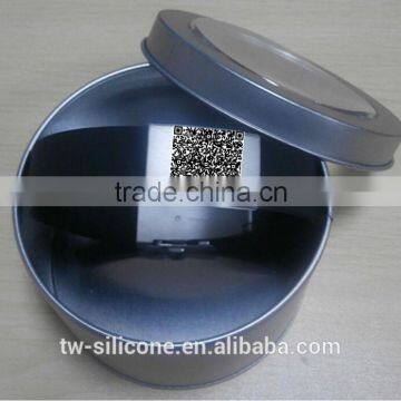 Silicone Engravable unique qr bracelet with tin box