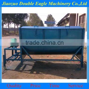 horizontal mixing machine for chickien feed/ horizontal cattle feed mixer with screw for sale
