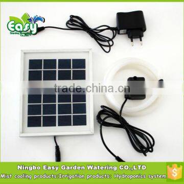 2W Solar Energy submersible pump with AC adaptor plug for hydroponics system