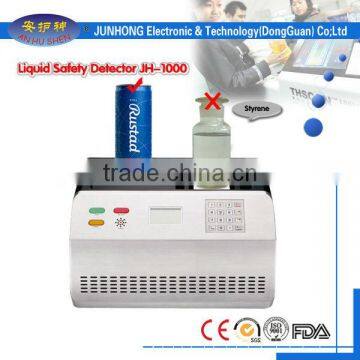 Liquid Detector with light&beep for dangerous liquid check,used in airport,station,court security