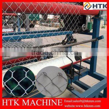 HTK Factory Full Automatic Galvanized Chain Link Fence Making Machine