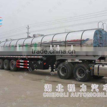 3 axles food transport semi-trailer tanker