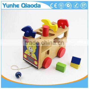 Shape Sorter Bus - Pull Along Toy - Many Shape Blocks photo-4