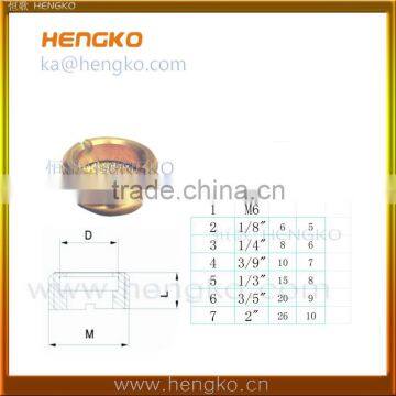 Sintered Bronze Powder Micropore Muffler Cap photo-2