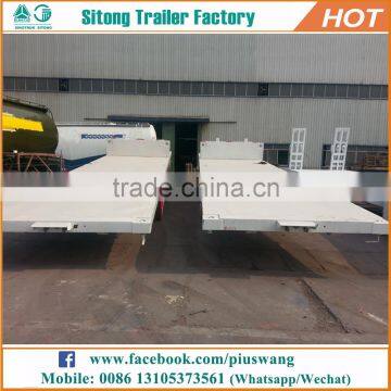 Inexpensive 20ft 40ft Flat Bed Semi-trailer High Quality Truck With Flatbed Trailer photo-2