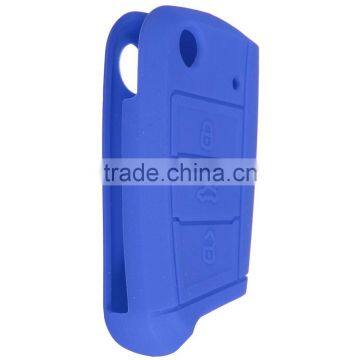 New 3 Button Remote Silicone Key Cover Protective Case Fob For Volkswagen MK7 Golf 8 Colors photo-4