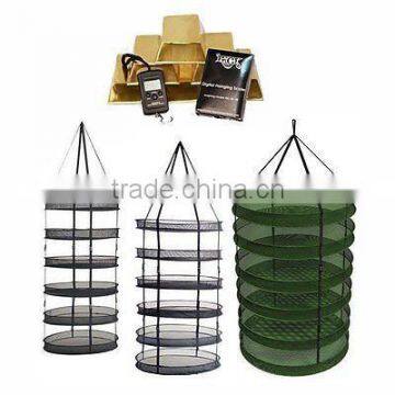 Hydroponics Dry Net Hanging Herb Drying Rack Collapsible