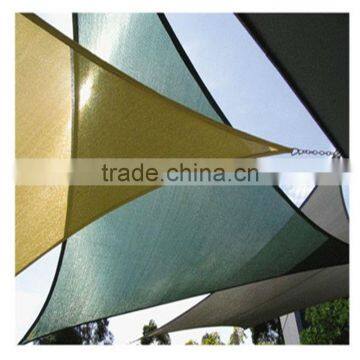 PE beige UV protection triangle sun shade sail