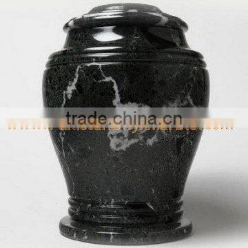 NATURAL STONE BLACK ZEBRA MARBLE URNS photo-4
