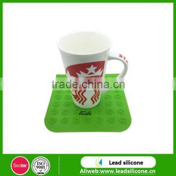 Eco-friendly Custom Flower Shape Heat Resistant Anti-slide Silicone Cup Coaster ,silicone Cup Mat photo-5