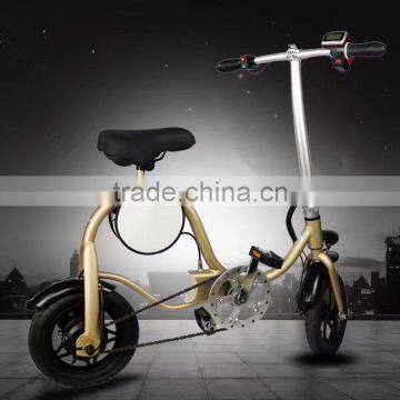 2017 New Arrival Electric Folding Bike, Unique Design High Quality 36V 250W Folding Electric Bicycle For Wholesale photo-2