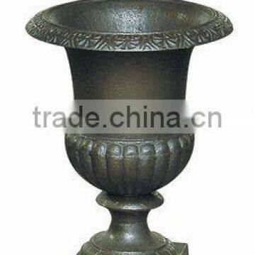 cast iron clay garden flower pot