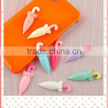 Umbrella Design Resin cellphone sticker