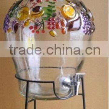 Hand Painted Coloured Water Dispenser