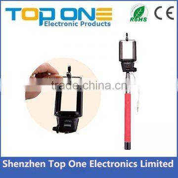New Products 2016 Innovative Product Cable Take Pole Selfie Stick photo-3