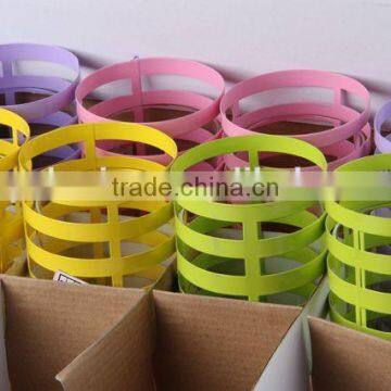 Home Decoration Candlestick/hollow Out Design Iron+Glass Candle Holder photo-2