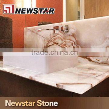 Newstar Polished Cheap Onyx Bathroom Vanity Top photo-2