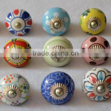 Latest Mix Design Hand Painted Kitchen Cabinet Knobs