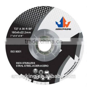 7'' 180x6x22.2 resin metal grinding wheel