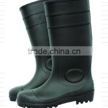 NMSAFETY black pvc rain boots/work boots S5 standard with steel toe cap and steel midsole