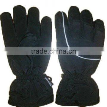 NMSAFETY black water-proof cloth motobike winter gloves