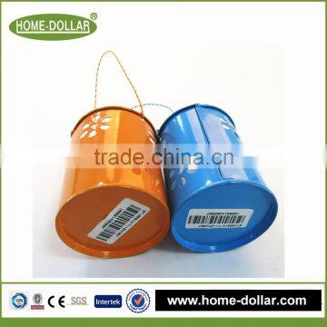 New Product High Quality Decoration European Handmade Lantern Tealight Wire Holder Metal Hanging Candle in the Dark photo-2