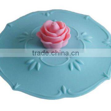 Cute Rose Silicone Watertight Cup/Mug Lid Cover photo-2