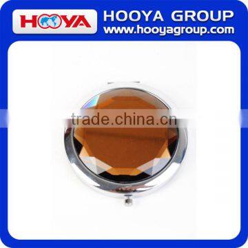 Dia. 7.0cm High-quality Crystal Round Cosmetic Mirror