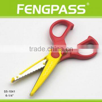 S5-1041 6.25 Inch 2Cr13 Stainless Steel Blade With Colorful Plastic Handle Color Scissors For Kids photo-4