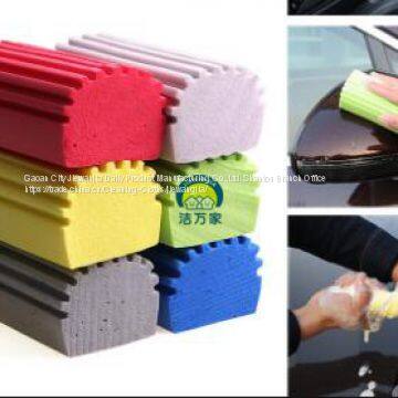  Stripy PVA Square Sponge with Handle Easy Cleaning