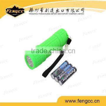 Promotion plastic handle LED flashlight