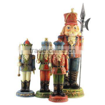 cartoon smiling nutcracker figure