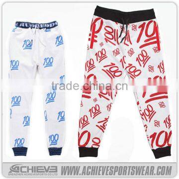 Achieve custom sublimation printing wholesale women jogger sweatpants