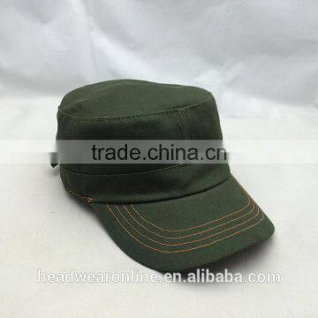 Customize Fashion Army Green Military Caps and Flat Caps With Dongguan Factory photo-2