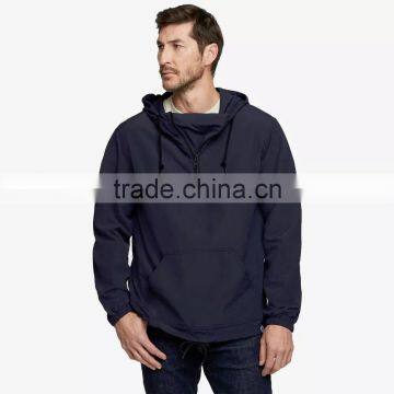 Pullover Style Waterproof Winder Water Resistant Nylon Windbreaker Jacket photo-3