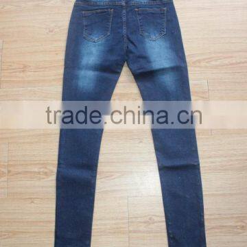 GZY New Style Skinny Wholesale Custom Fit Jeans Women 2017 Stock photo-4