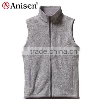 wholesale custom promotional polar fleece men vest