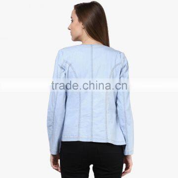Best Selling Denim Jacket Women's Coat Custom Design photo-2